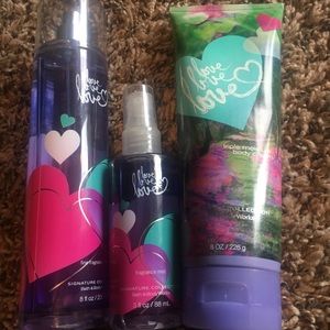 Body mist and lotion